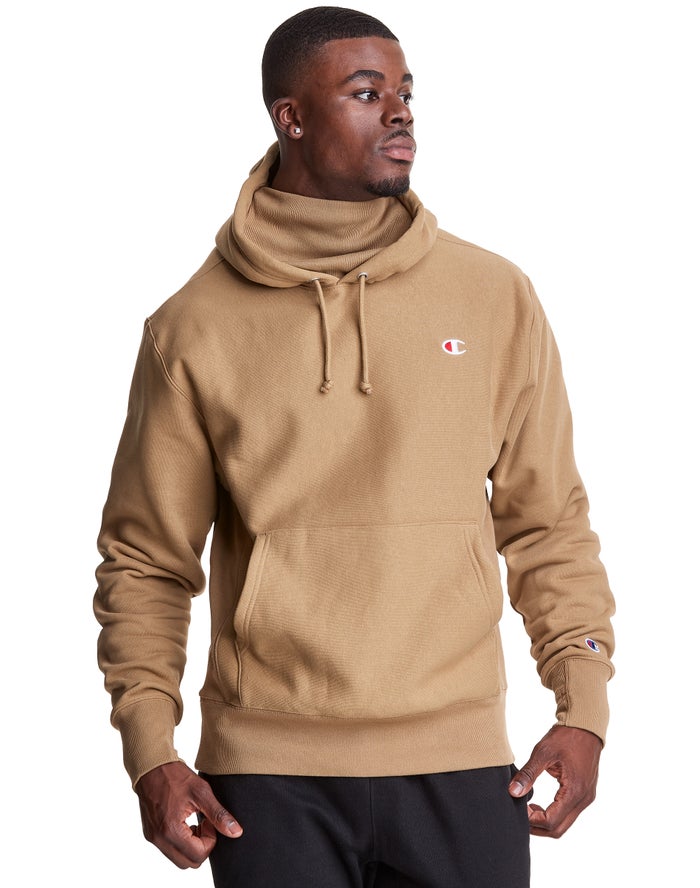 champion hoodie brown