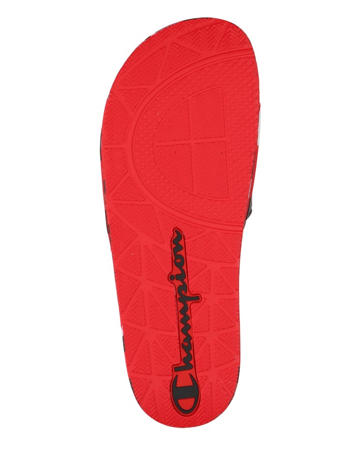 red champion slides mens